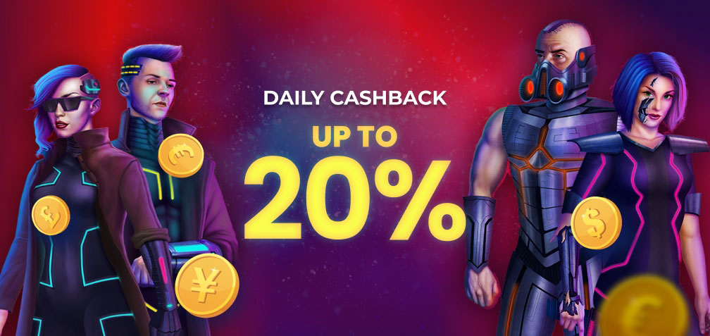 Daily Cashback up to 20%