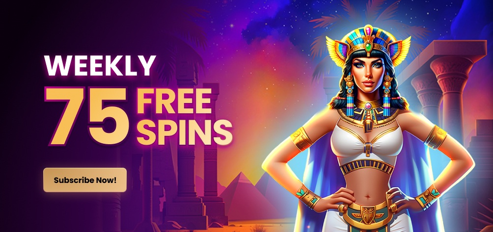 75 Free Spins - Weekly